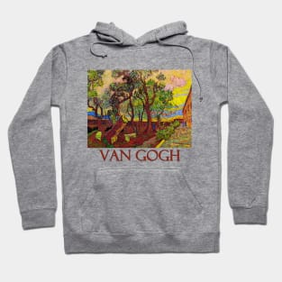 The Garden of the Asylum in Saint Remy by Vincent van Gogh Hoodie